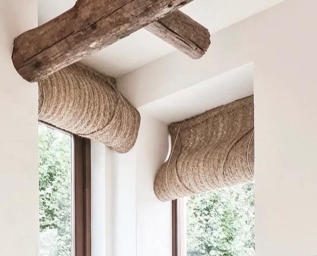 Handgemaakte Zeegras rolgordijnen