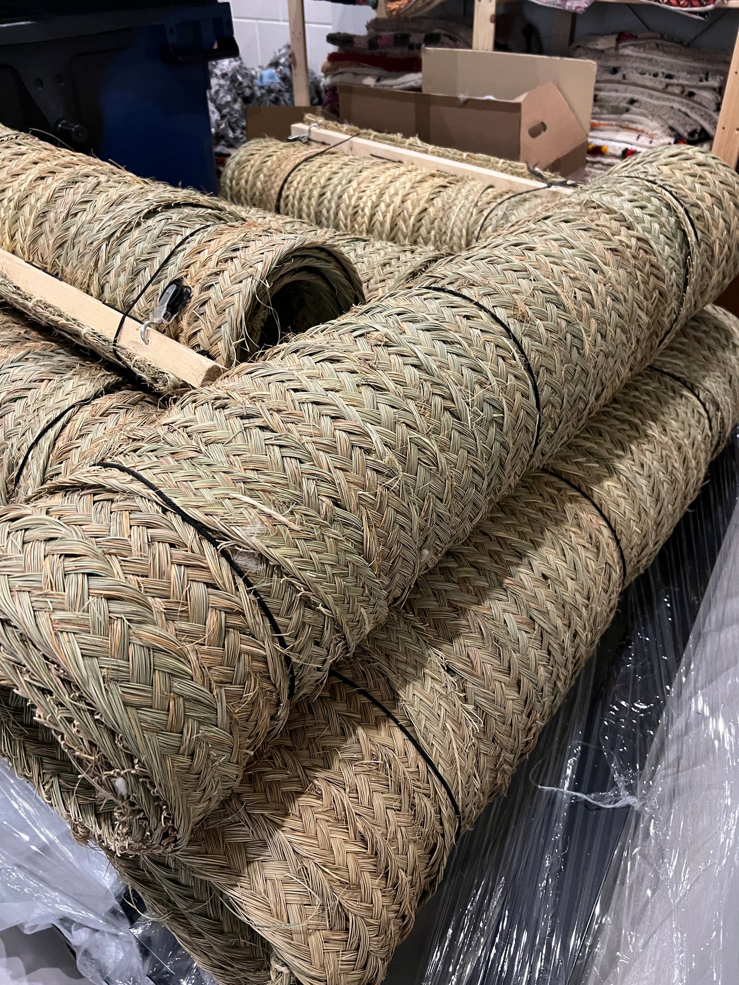 Handgemaakte Zeegras rolgordijnen